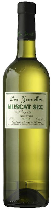 Bottiglia di Muscat Sec Vin de Pays d'Oc di Les Jamelles