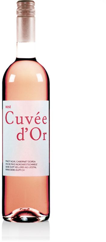 Bottle of Cuvee d'Or Rose from Siebe Dupf Kellerei