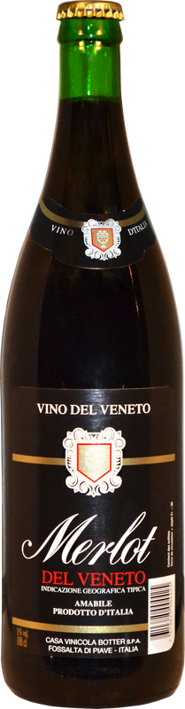 Bottle of Merlot del Veneto IGP from Botter