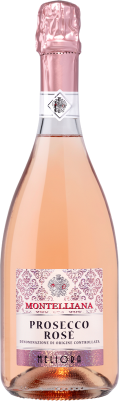 Bouteille de Prosecco Rosé Meliora de Montelliana