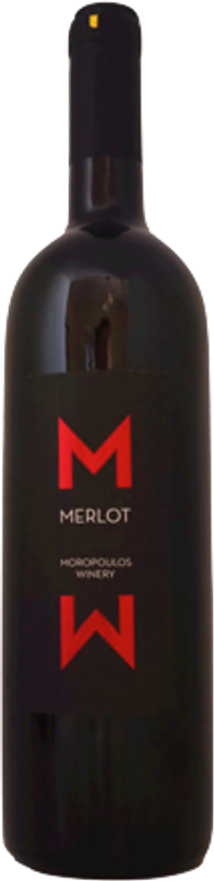 Bottle of Moropoulos Merlot from Moropoulos Winery