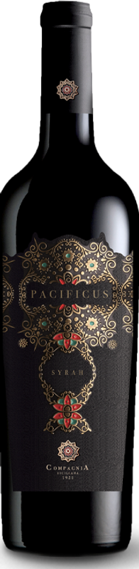 Bottle of Pacificus Syrah Terre Siciliane IGT from Montedidio
