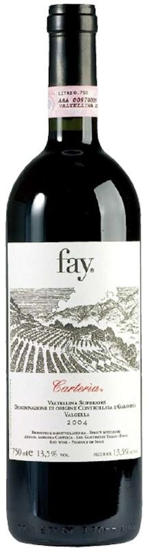 Bouteille de Carteria DOCG Valtellina Superiore Valgella Riserva de Fay