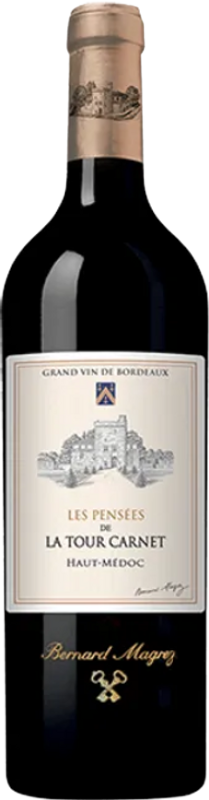Bottiglia di Les Pensees De La Tour Carnet 2ème Vin Haut Medoc AOC di Château La Tour-Carnet