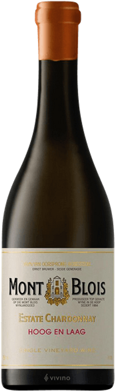 Flasche Chardonnay Hoog en Laag von Mont Blois