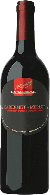 Image of Jacques Germanier Cabernet-Sauvignon/Merlot AOC du Valais - 75cl - Wallis, Schweiz bei Flaschenpost.ch