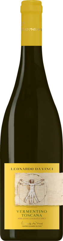 Flasche Vermentino IGT Vitruviano von Cantine Leonardo da Vinci