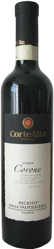 Bottle of Recioto della Valpolicella Classico DOC Corone from Corte alta Fumane