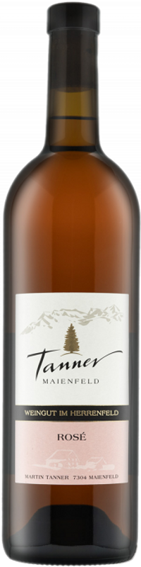 Bottle of Rosé AOC Graubünden Martin Tanner from Tannerweine