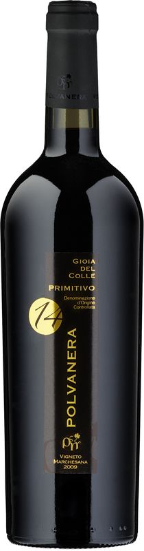 Bouteille de 14° Primitivo Gioia del Colle DOC de Cantine Polvanera