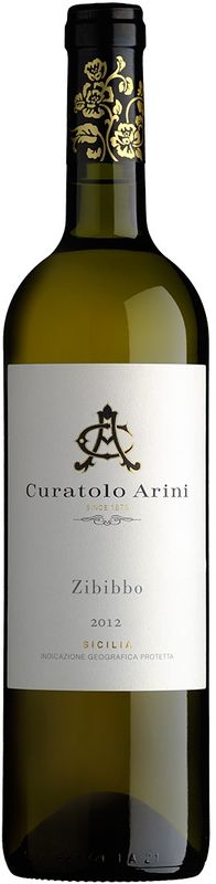 Bottle of Zibibbo IGP from Curatolo Arini