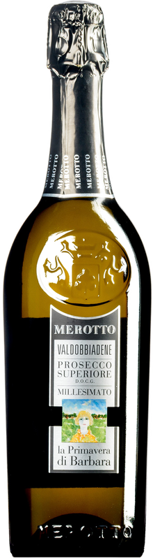 Bottle of La Primavera di Barbara Rive di Col San Martino Valdobbiadene Prosecco superiore DOCG dry from Merotto
