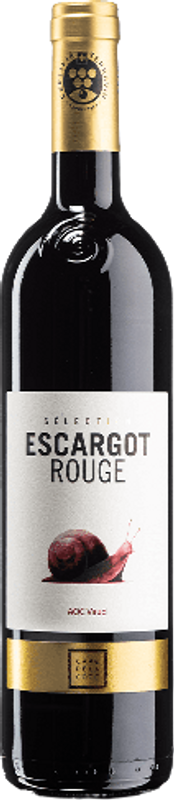 Bottiglia di Escargot Sélection Assemblage Rouges Vaud AOC di Cave de la Côte