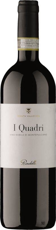 Bottle of I Quadri Vino Nobile di Montepulciano DOCG from Bindella / Tenuta Vallocaia