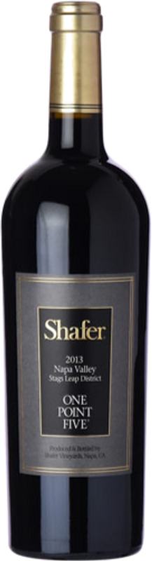 Bouteille de One Point Five Cabernet Sauvignon Stags Leap District Napa Valley de Shafer Vineyards