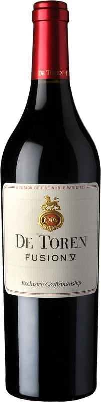 Bottle of Fusion V from De Toren