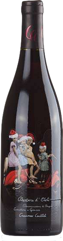 Bottiglia di Barbera d'Asti «Vespa Natale» di Cascina Castlet