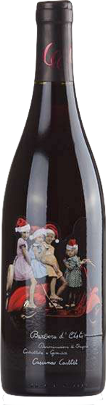 Bottle of Barbera d'Asti «Vespa Natale» from Cascina Castlet