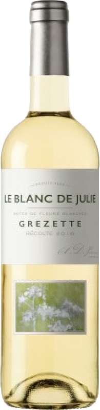 Bottle of Le Blanc de Julie Pays d'Oc IGP from Domaine Lagrezette