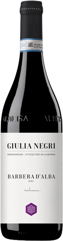 Bottle of Barbera d'Alba DOC from Giulia Negri