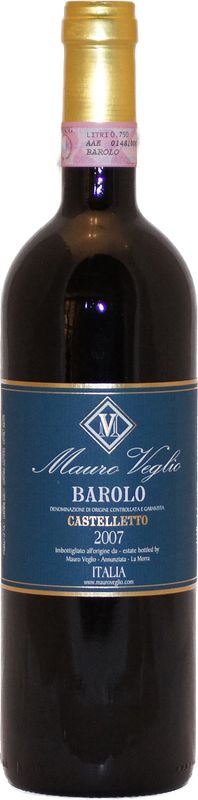 Bottle of Barolo Castelletto DOCG from Mauro Veglio