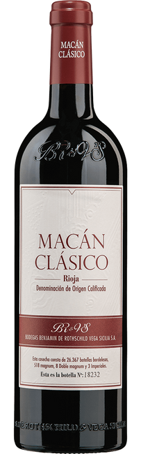 Image of Macán Bodegas BR & VS Macan Clasico Rioja DOCa - 75cl - Oberer Ebro, Spanien bei Flaschenpost.ch