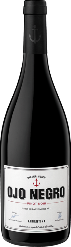 Flasche Ojo Negro Pinot Noir von Ojo de Vino/Agua / Dieter Meier