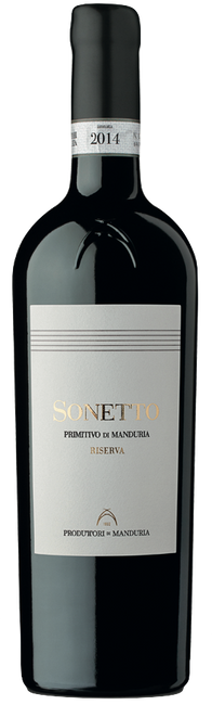Image of Produttori Vini di Manduria Sonetto Primitivo di Manduria Riserva DOP - 75cl - Apulien, Italien bei Flaschenpost.ch