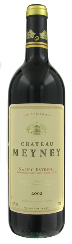 Bottiglia di Chateau Meyney St-Estephe Cru Bourgeois Superieur AOC di Château Meyney
