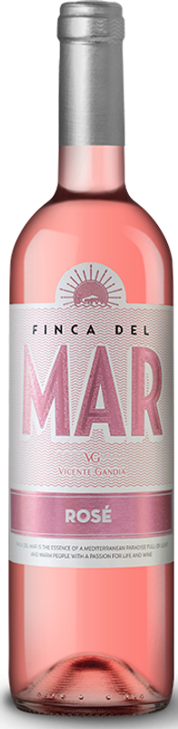 Bottle of Rosado Finca del Mar from Vicente Gandia