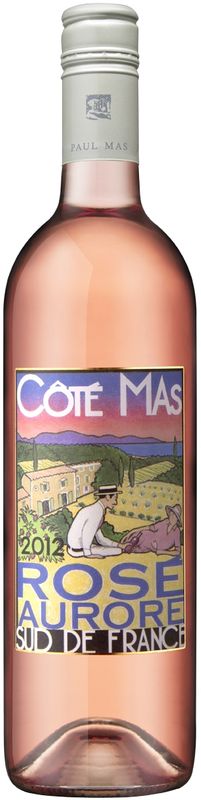 Bouteille de Coté Mas Rosé Aurore IGP Pays d'Oc de Jean-Claude Mas