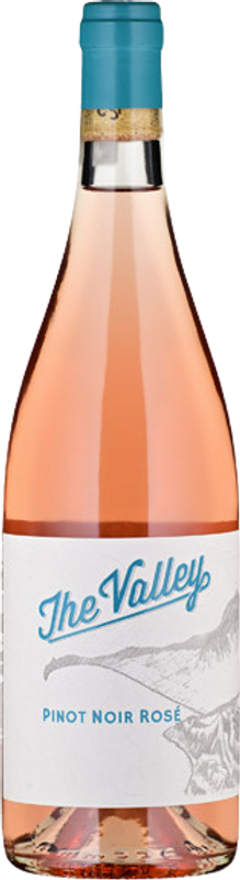Bottiglia di The Valley Pinot Noir Rosé di La Brune / The Valley