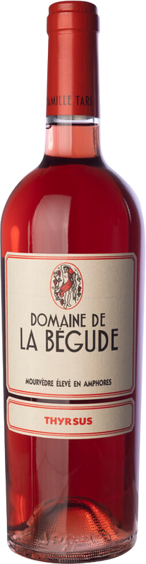 Flasche Thyrsus Rosé Domaine de la Bégude Méditerranée IGP von Guillaume Tari