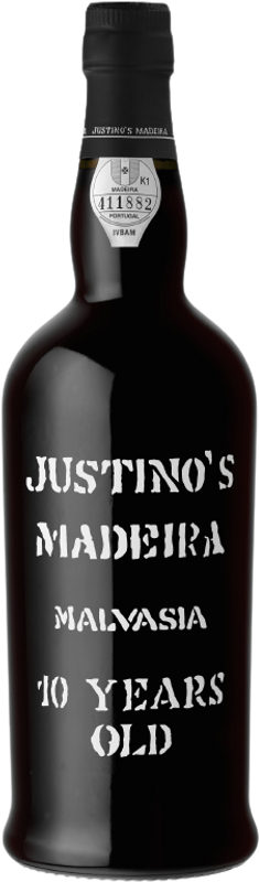 Bottiglia di Malvasia 10 Years Old Sweet di Justino's Madeira Wines