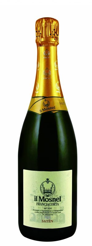 Bottiglia di Franciacorta DOCG Brut Saten di Il Mosnel