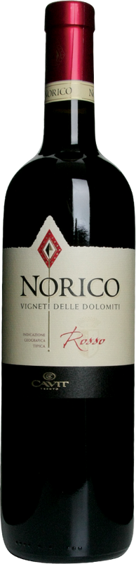 Bottle of Norico Rosso Vigneti delle Dolomiti IGT from Cavit