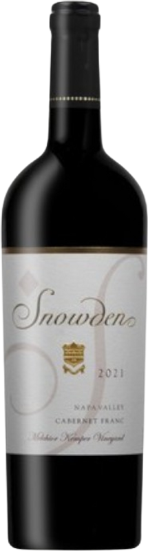 Bottiglia di Cabernet Franc Melchior Kemper Vineyard Napa Valley Snowden Vineyards di Snowden Vinyards
