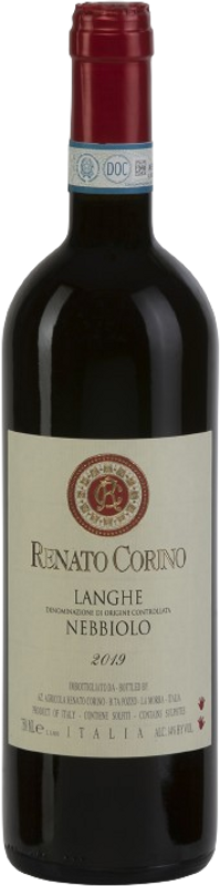 Bottle of Nebbiolo d'Alba DOC from Corino