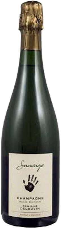 Bottle of Champagne Sauvage Brut Nature AC from Delouvin Nowack
