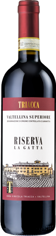 Bottle of Valtellina Superiore DOCG Riserva La Gatta from Triacca
