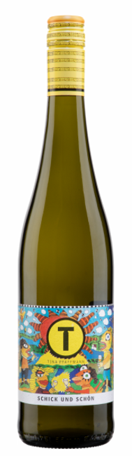 Image of Tina Pfaffmann Riesling trocken Schick und Schön - 150cl - Rheintal, Deutschland bei Flaschenpost.ch