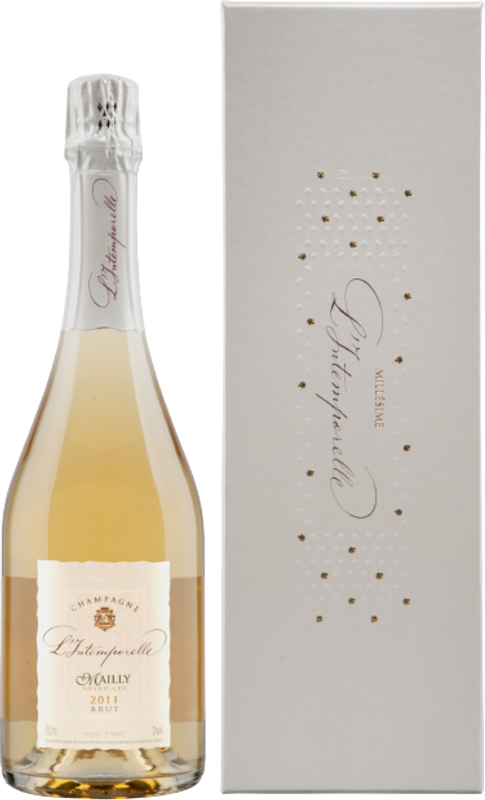 Bottiglia di Champagne Grand Cru L'intemporelle brut di Champagne Mailly