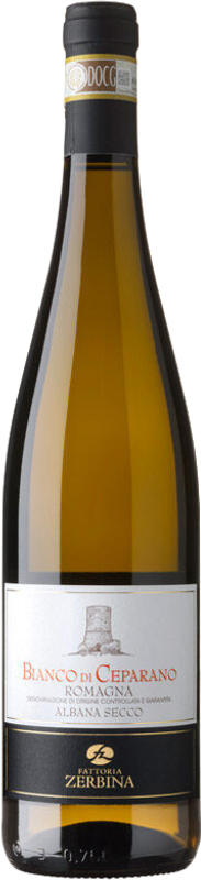 Bottle of Bianco di Ceparano Romagna DOCG from Fattoria Zerbina