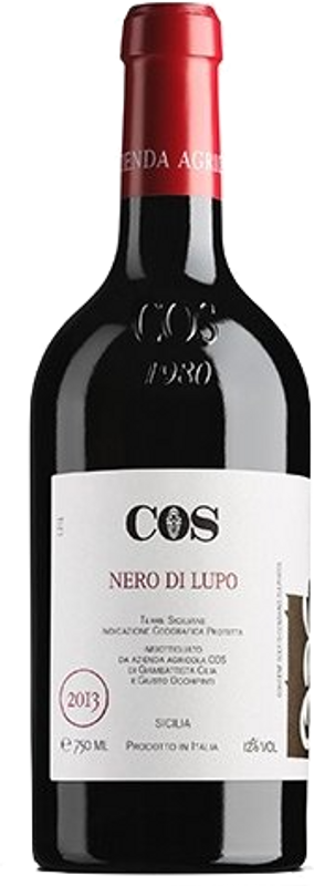 Bottle of Nero Di Lupo IGT Rosso Di Vittoria Cos from Cos