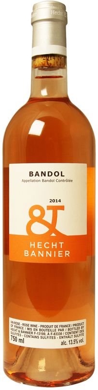 Bottiglia di Bandol AOC Rose di Hecht & Bannier