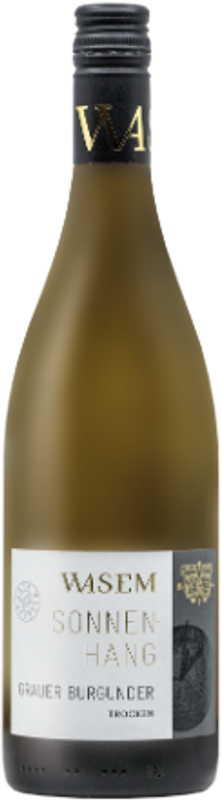 Bottiglia di Sonnenhang Grauer Burgunder trocken Rheinhessen DQ di Weingut Wasem