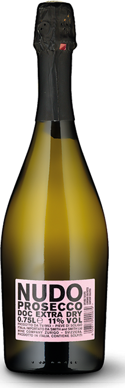 Bouteille de Prosecco NUDO Extra Dry DOC de Colli del Soligo