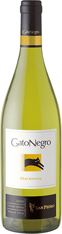 Bottle of Gato Negro Chardonnay from San Pedro