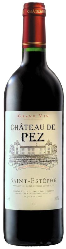 Bouteille de Chateau de Pez Cru Bourgeois Superieur St-Estephe MC de Château de Pez