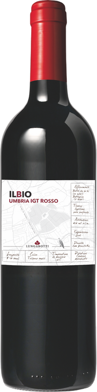 Flasche Ilbio Umbria Rosso IGP von Lungarotti
